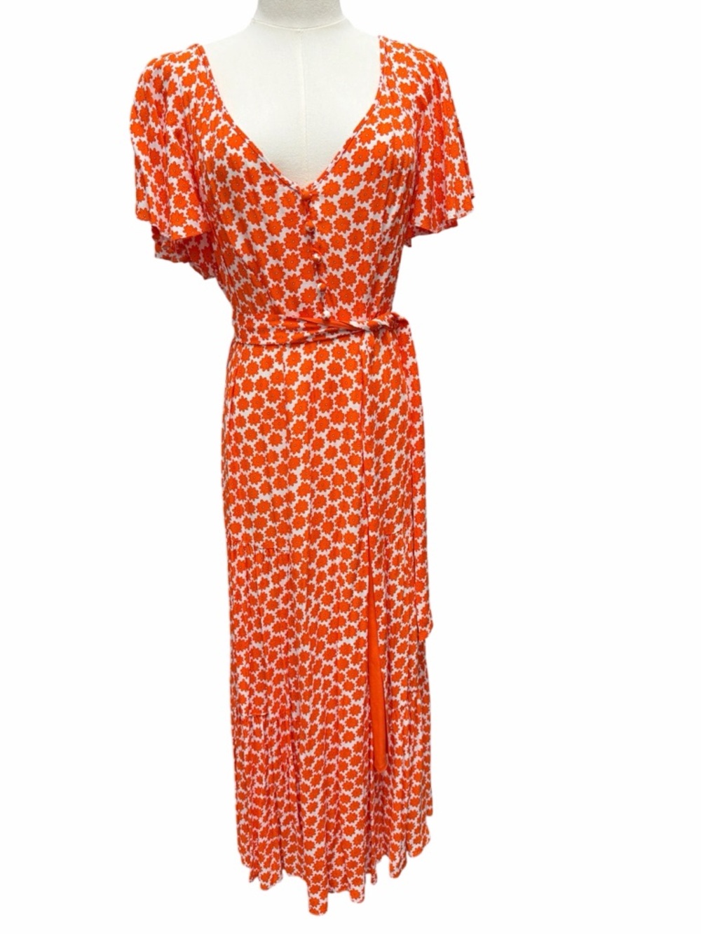 D-5 DIANE VON FURSTENBERG
Leila Daisy Dots Crepe Midi Dress